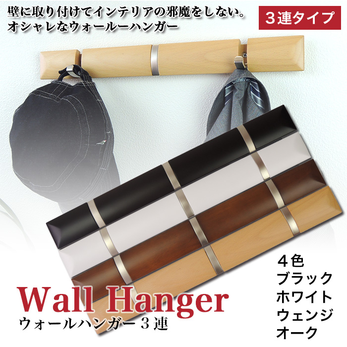 Wallhanger(壁掛けハンガー）3連